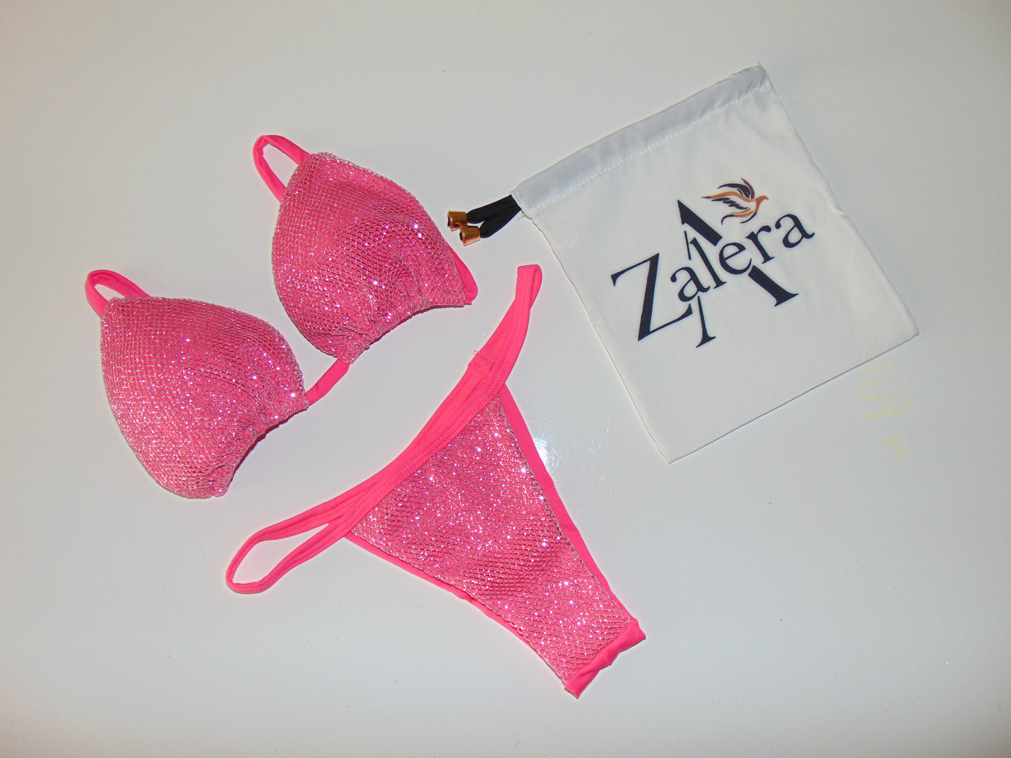 Fuchsia Flame Bikini Set