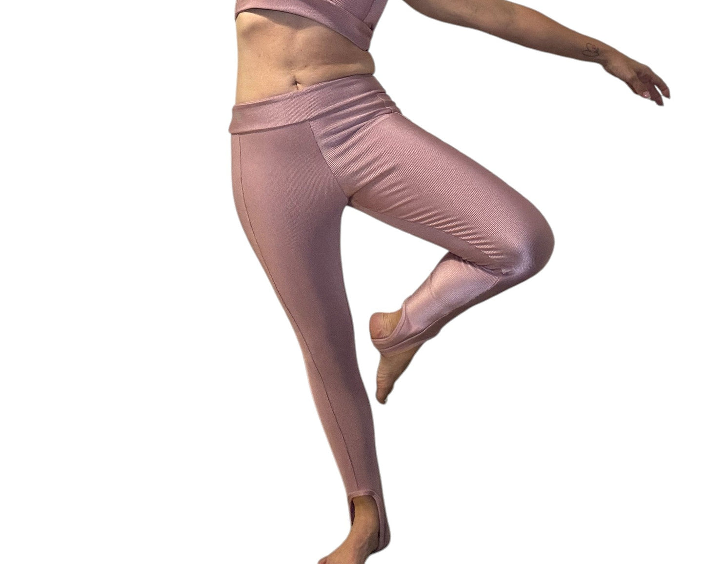 Womenswear Comfort Bottom Fit Style Basic Minimalist Legging Fuso Trilobal Pink