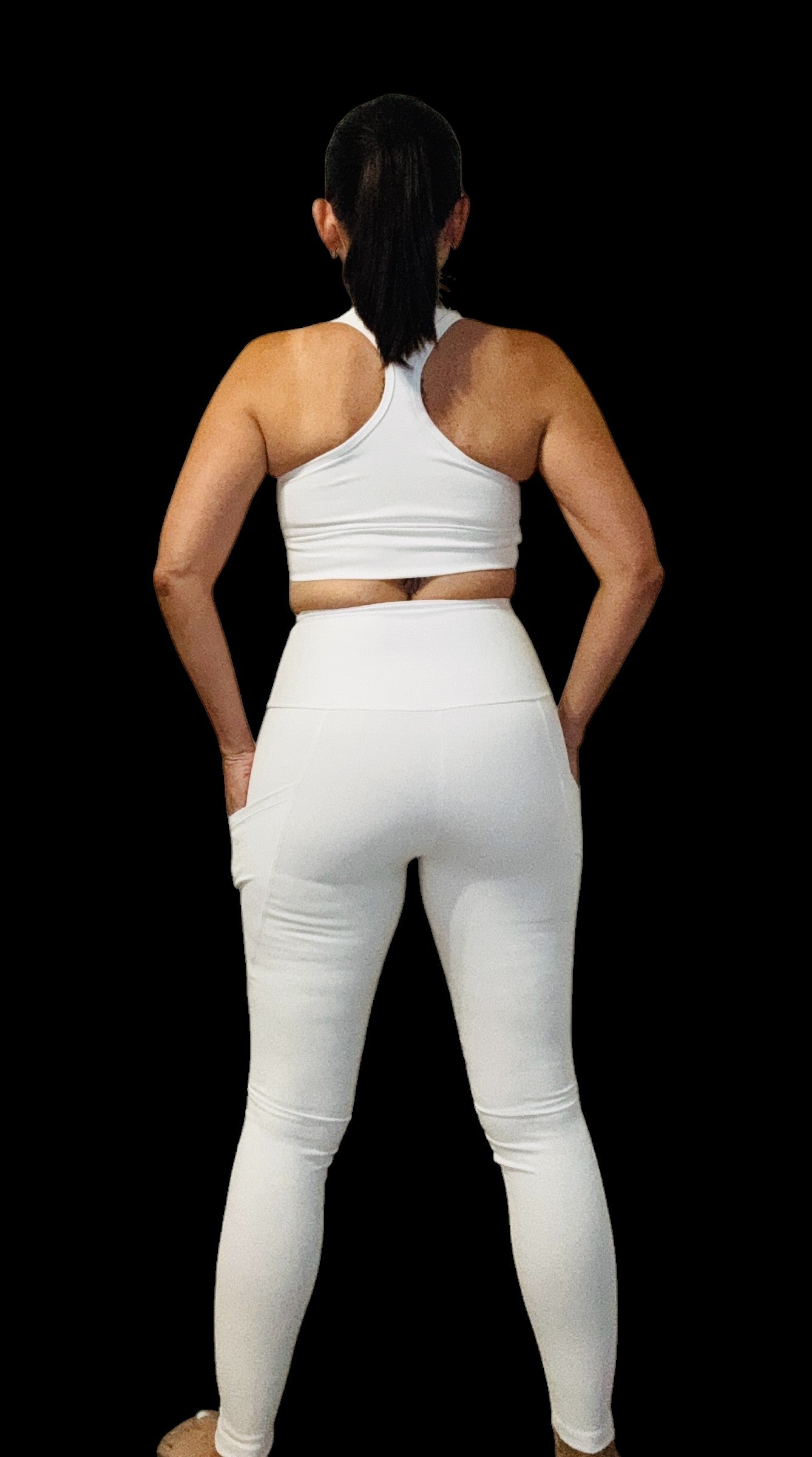 Legging Athletic Flat with pockets - versatile design, Non Transparent, Ideal for various activities