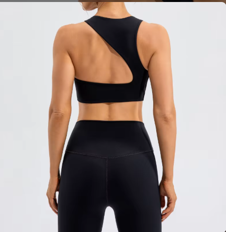 Seamless Sport Bra back one Shoulder
