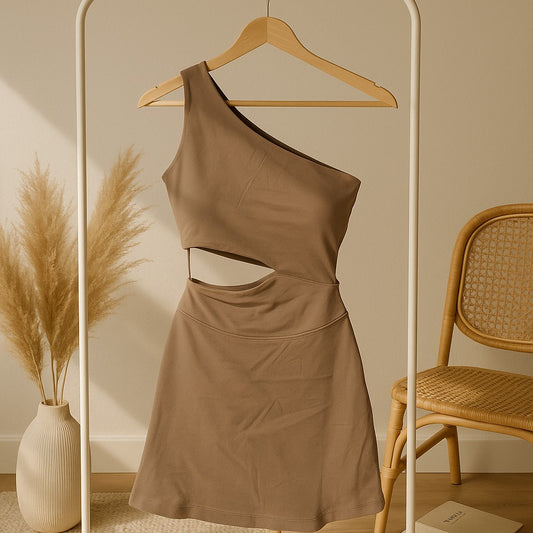 One Shoulder Bra tennis dress